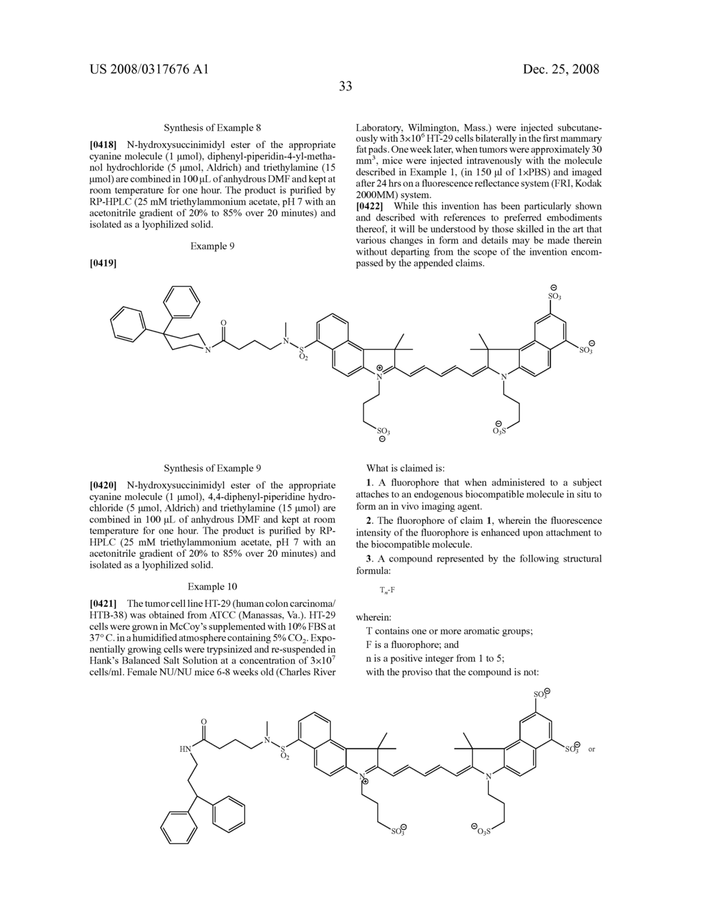 Biocompatible Fluorescent Imaging Agents - diagram, schematic, and image 35