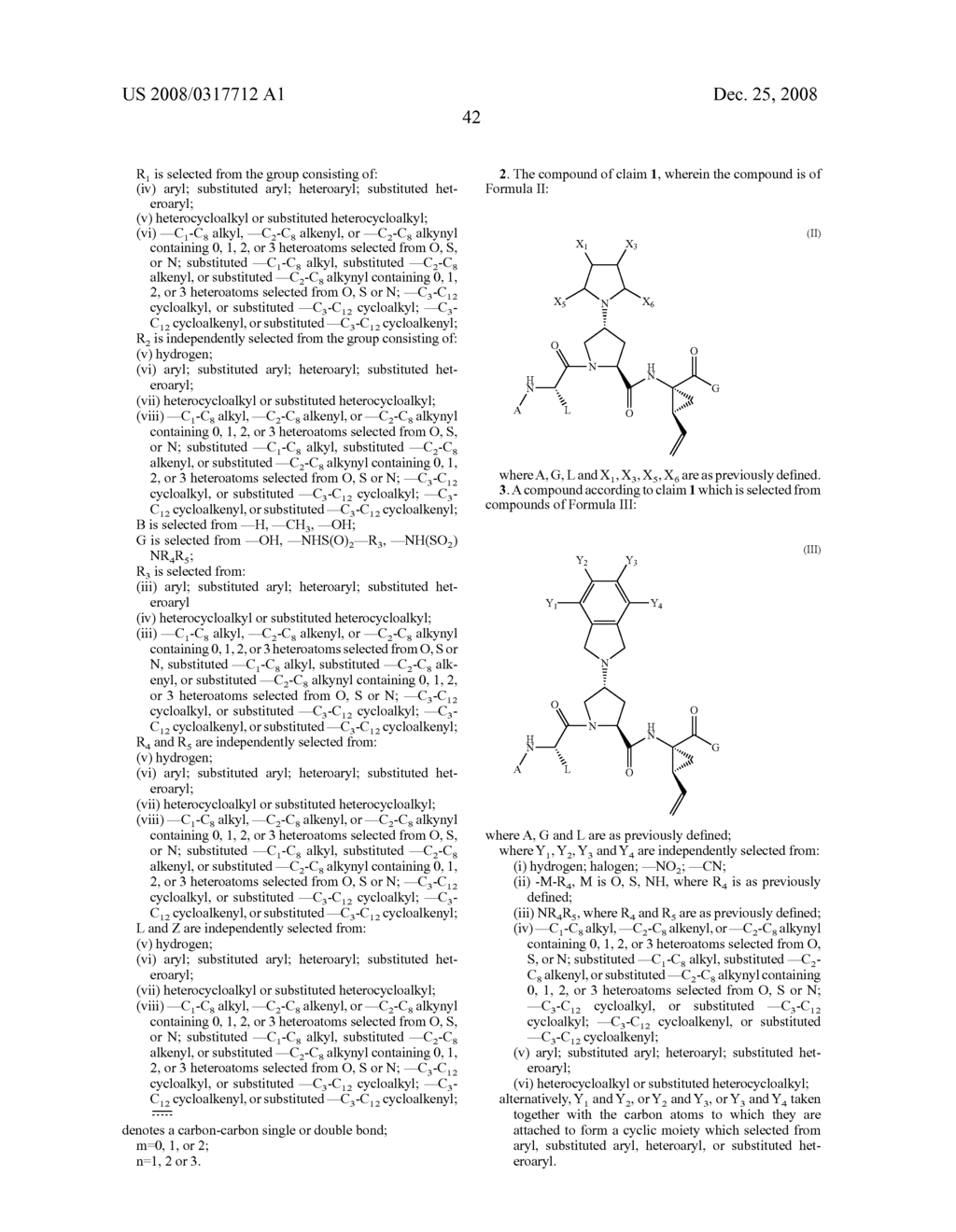 ARYLPIPERIDINYL AND ARYLPYRROLIDINYL TRIPEPTIDE HEPATITIS C SERINE PROTEASE INHIBITORS - diagram, schematic, and image 43