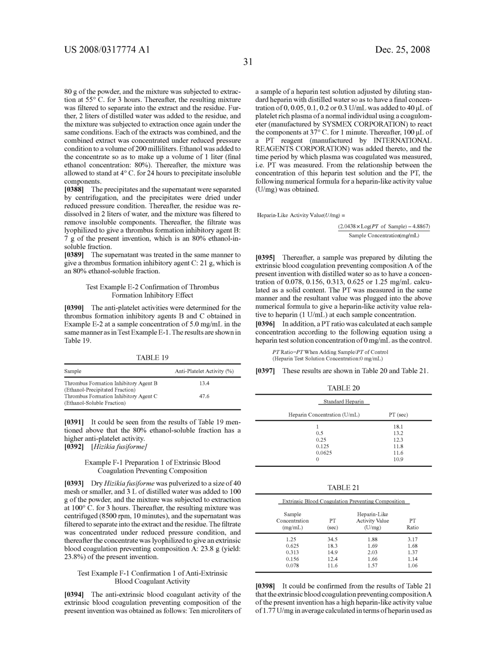 Composition For Inhibiting Thrombosis - diagram, schematic, and image 32