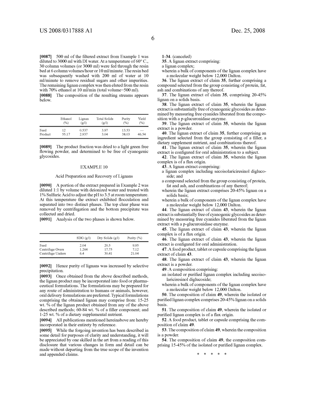 PROCESS FOR OBTAINING LIGNANS - diagram, schematic, and image 10