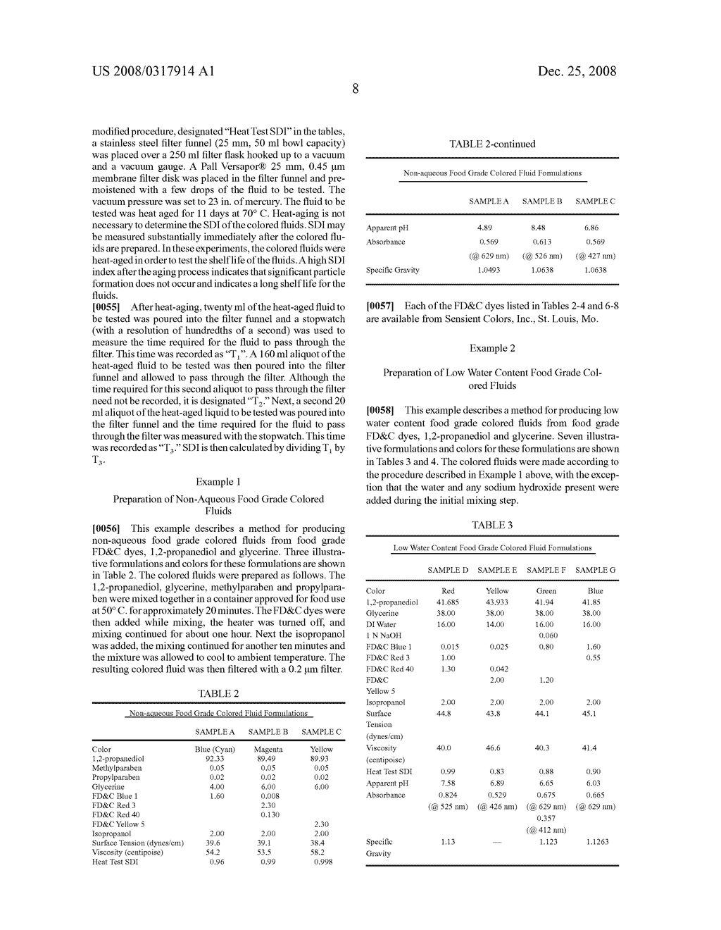 FOOD GRADE INK JET INKS FOR PRINTING ON EDIBLE SUBSTRATES - diagram, schematic, and image 09