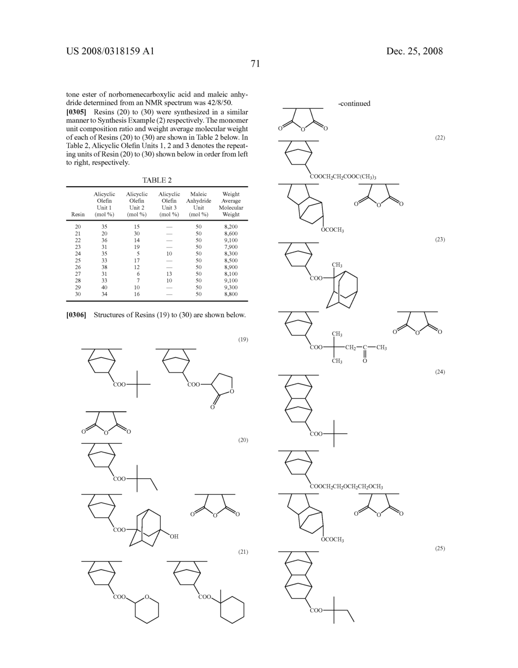 POSITIVE PHOTOSENSITIVE COMPOSITION - diagram, schematic, and image 72