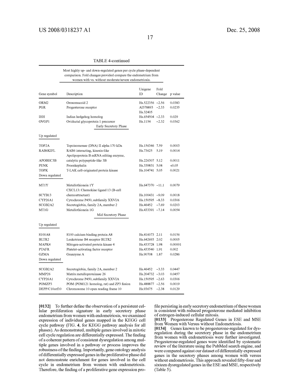 METHODS OF DIAGNOSING ENDOMETRIOSIS - diagram, schematic, and image 46