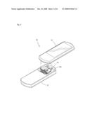 Excessive Rotation Preventing Structure for Rotation Supporting Mechanism and Portable Terminal diagram and image