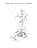 Excessive Rotation Preventing Structure for Rotation Supporting Mechanism and Portable Terminal diagram and image