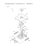 Excessive Rotation Preventing Structure for Rotation Supporting Mechanism and Portable Terminal diagram and image