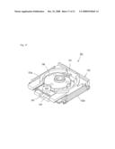 Excessive Rotation Preventing Structure for Rotation Supporting Mechanism and Portable Terminal diagram and image