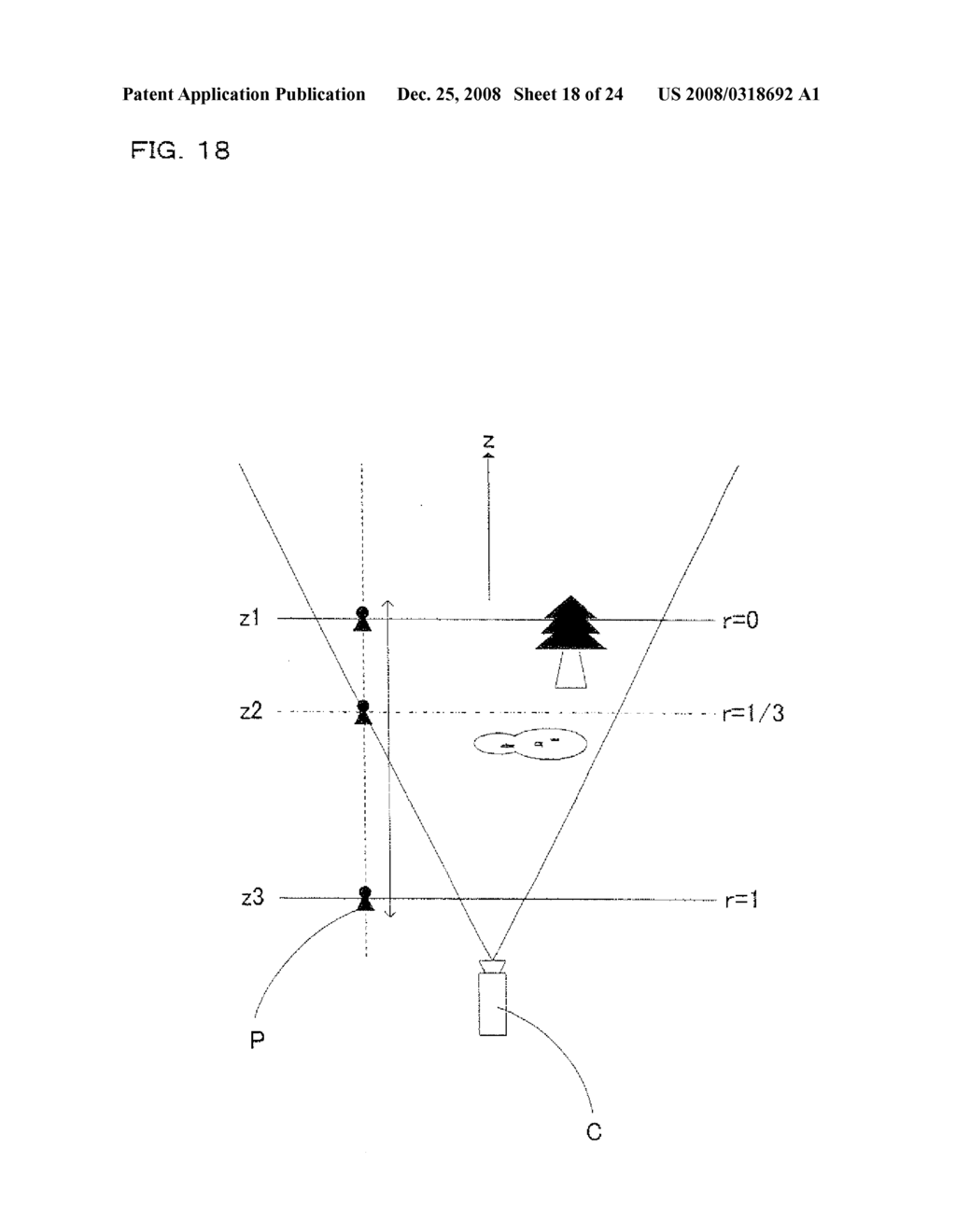 STORAGE MEDIUM STORING VIDEO GAME PROGRAM FOR CALCULATING A DISTANCE BETWEEN A GAME CONTROLLER AND A REFERENCE - diagram, schematic, and image 19