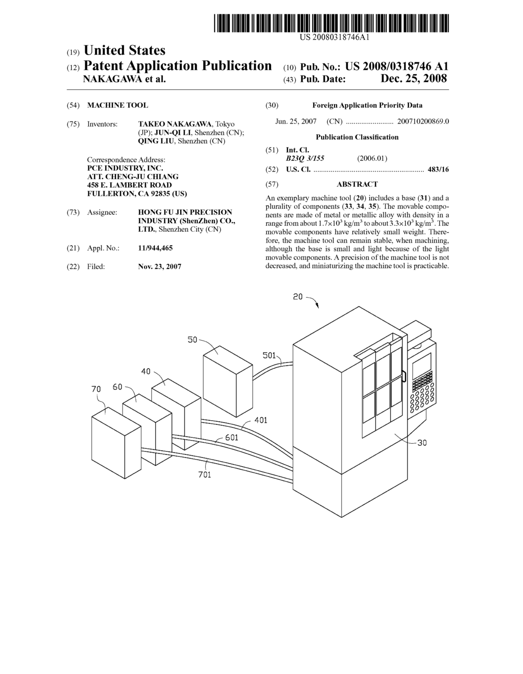 MACHINE TOOL - diagram, schematic, and image 01