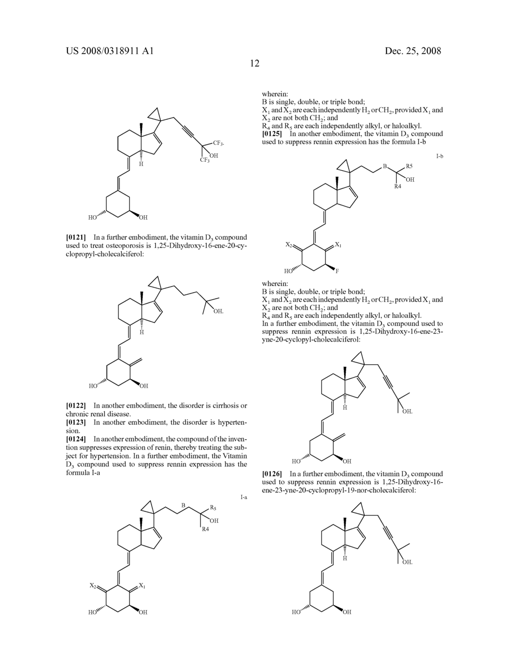 20-Cyclopropyl, 26,27-Alkyl/Haloalkyl Vitamin D3 Compounds and Methods of Use Thereof - diagram, schematic, and image 17