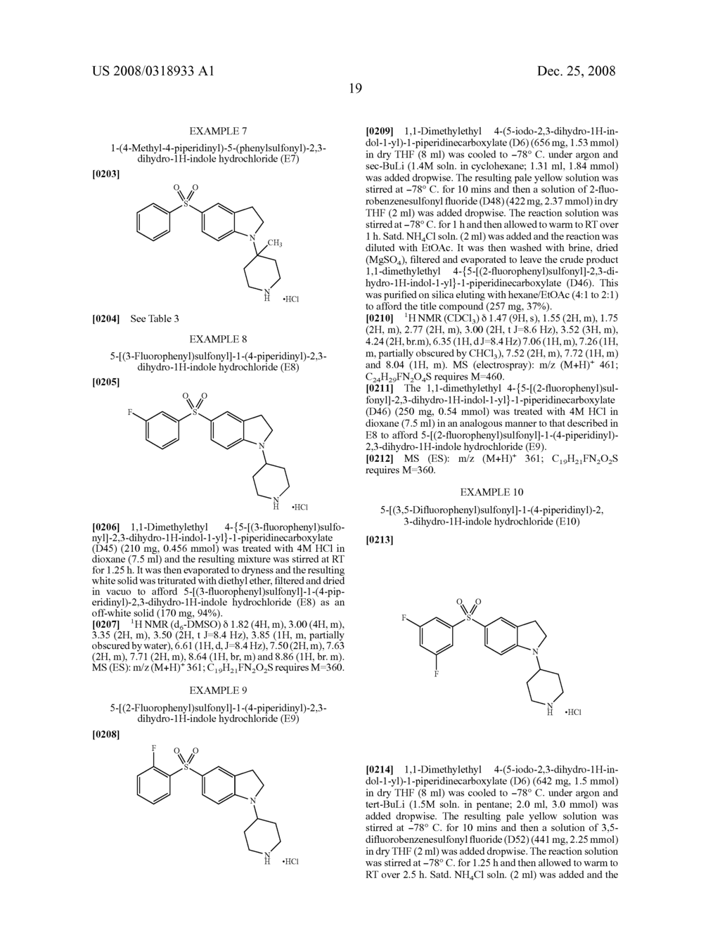 5-Sulfonyl-1-Piperidinyl Substituted Indole Derivatives as 5-Ht6 Receptor Antagonists for the Treatment of Cns Disorders - diagram, schematic, and image 20