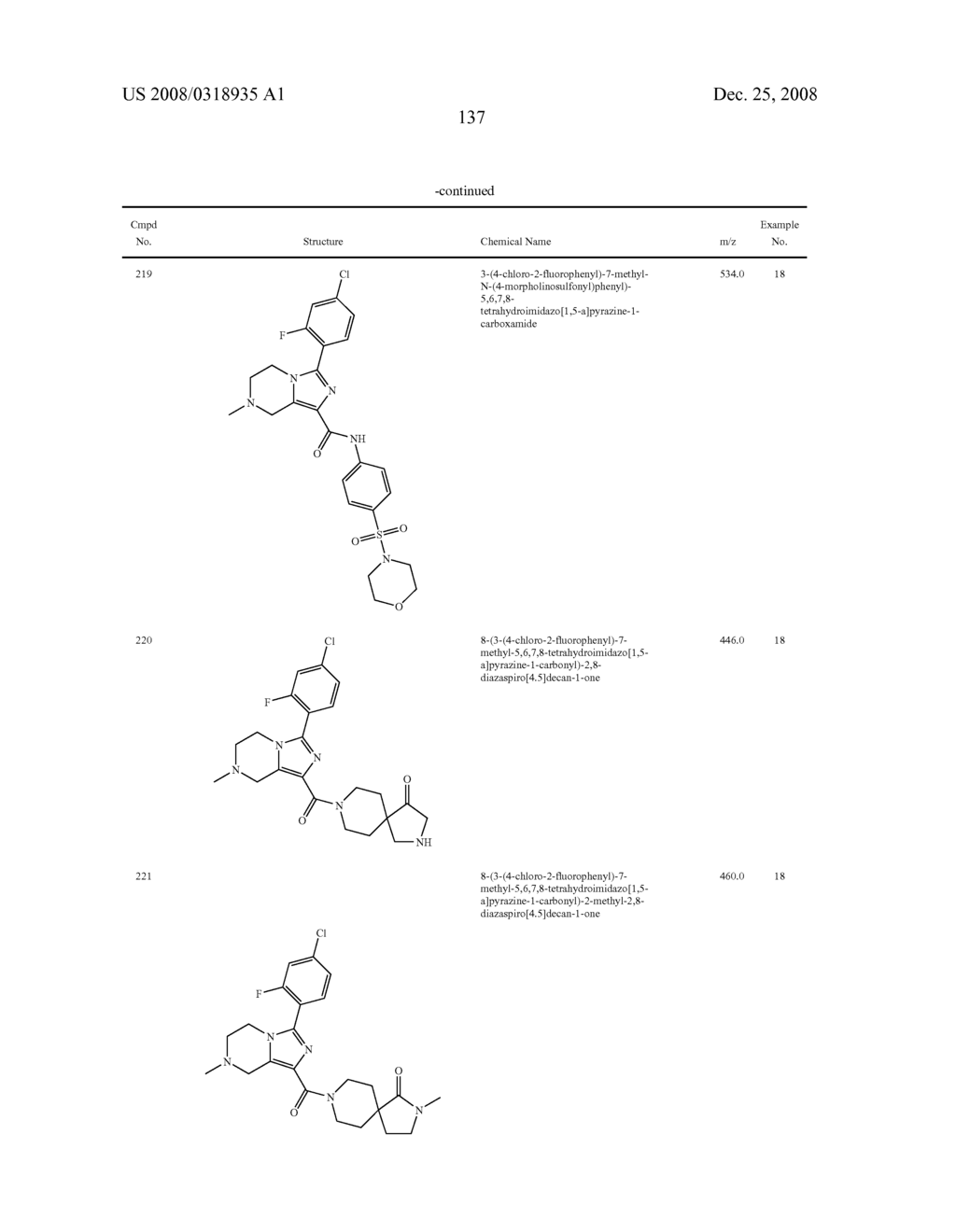 SUBSTITUTED IMIDAZOHETEROCYCLES - diagram, schematic, and image 141