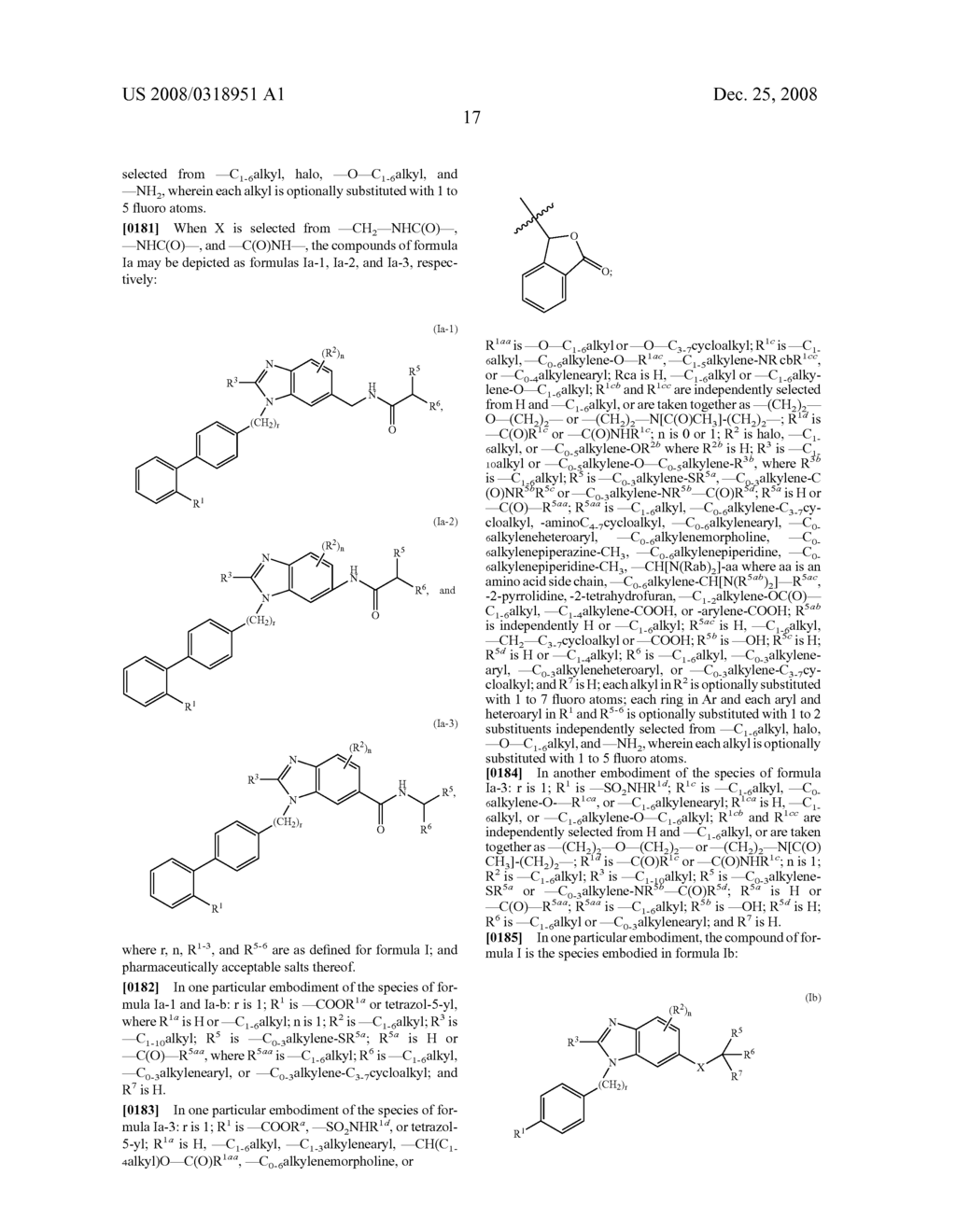 Dual-acting benzoimidazole antihypertensive agents - diagram, schematic, and image 18