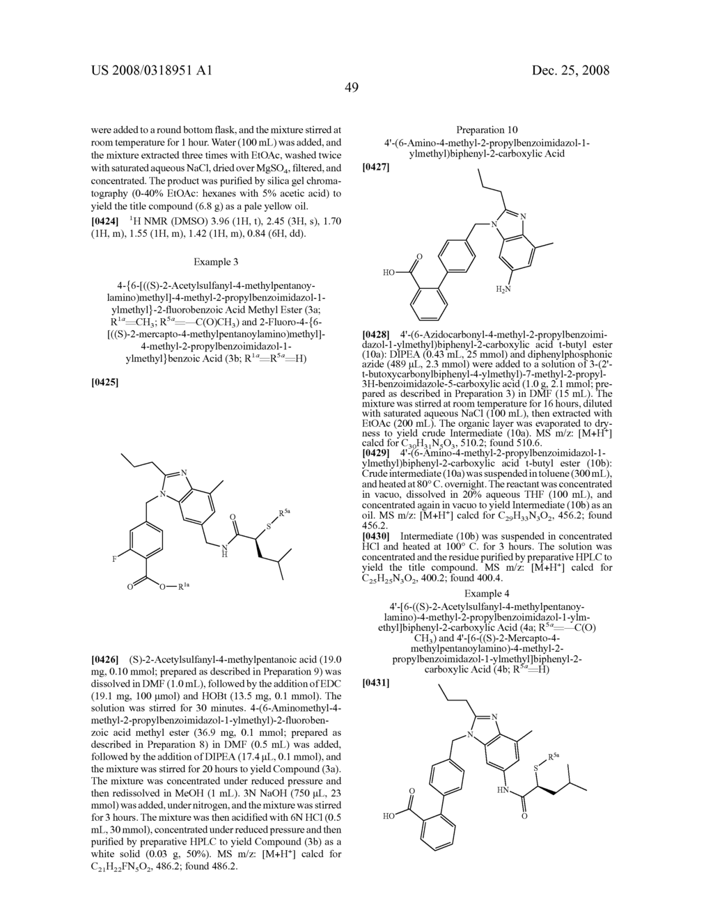 Dual-acting benzoimidazole antihypertensive agents - diagram, schematic, and image 50