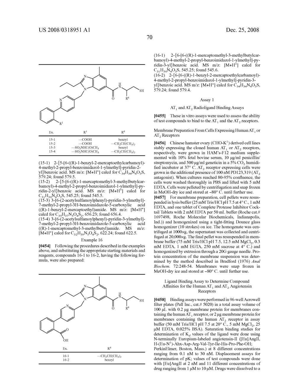 Dual-acting benzoimidazole antihypertensive agents - diagram, schematic, and image 71