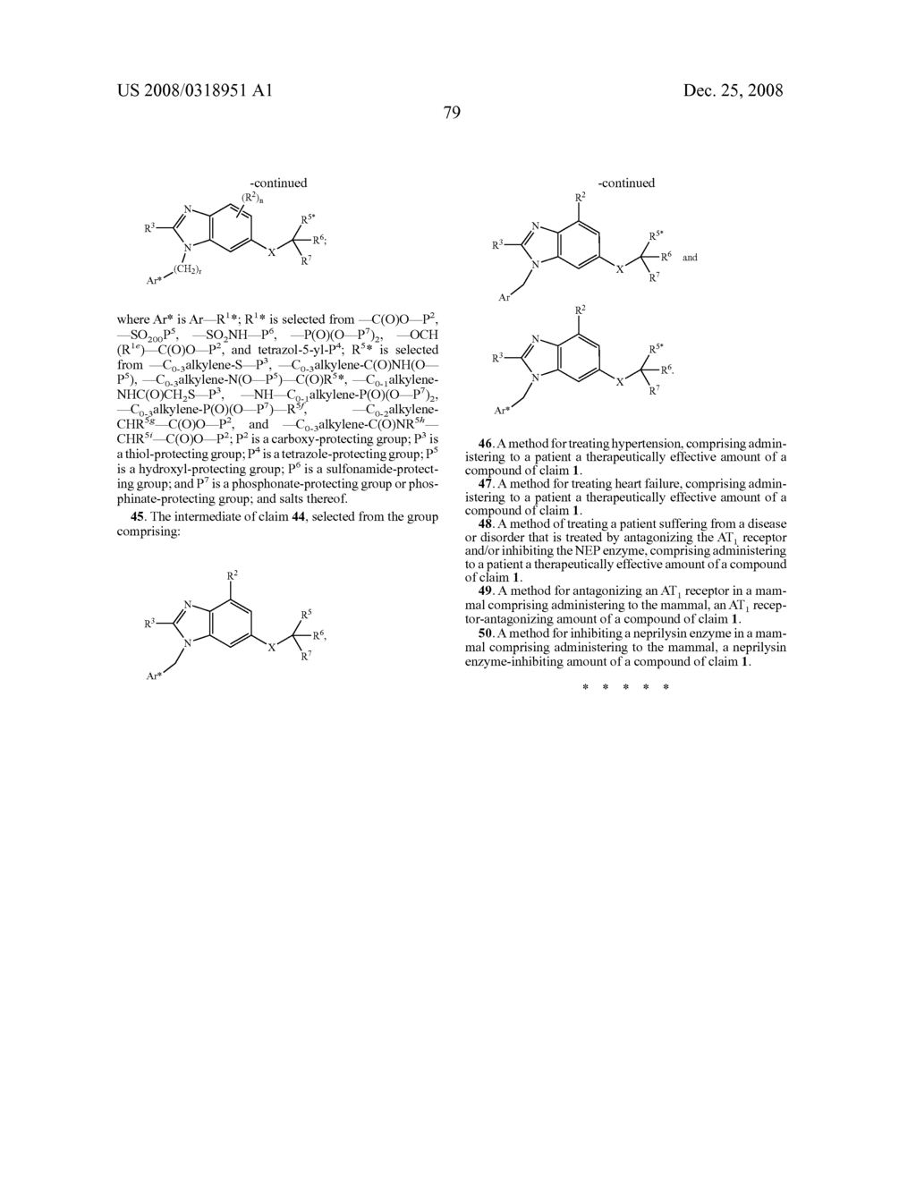 Dual-acting benzoimidazole antihypertensive agents - diagram, schematic, and image 80