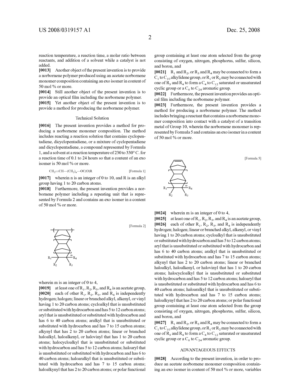 METHOD FOR PRODUCING NORBORNENE MONOMER COMPOSITION, NORBORNENE POLYMER PREPARED THEREFROM, OPTICAL FILM COMPRISING THE NORBORNENE POLYMER, AND METHOD FOR PRODUCING THE NORBORNENE POLYMER - diagram, schematic, and image 06