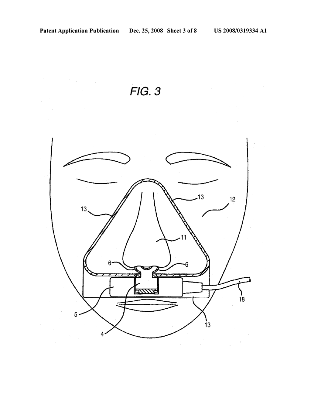 NASAL MASK FOR CARBON DIOXIDE GAS MEASUREMENT - diagram, schematic, and image 04