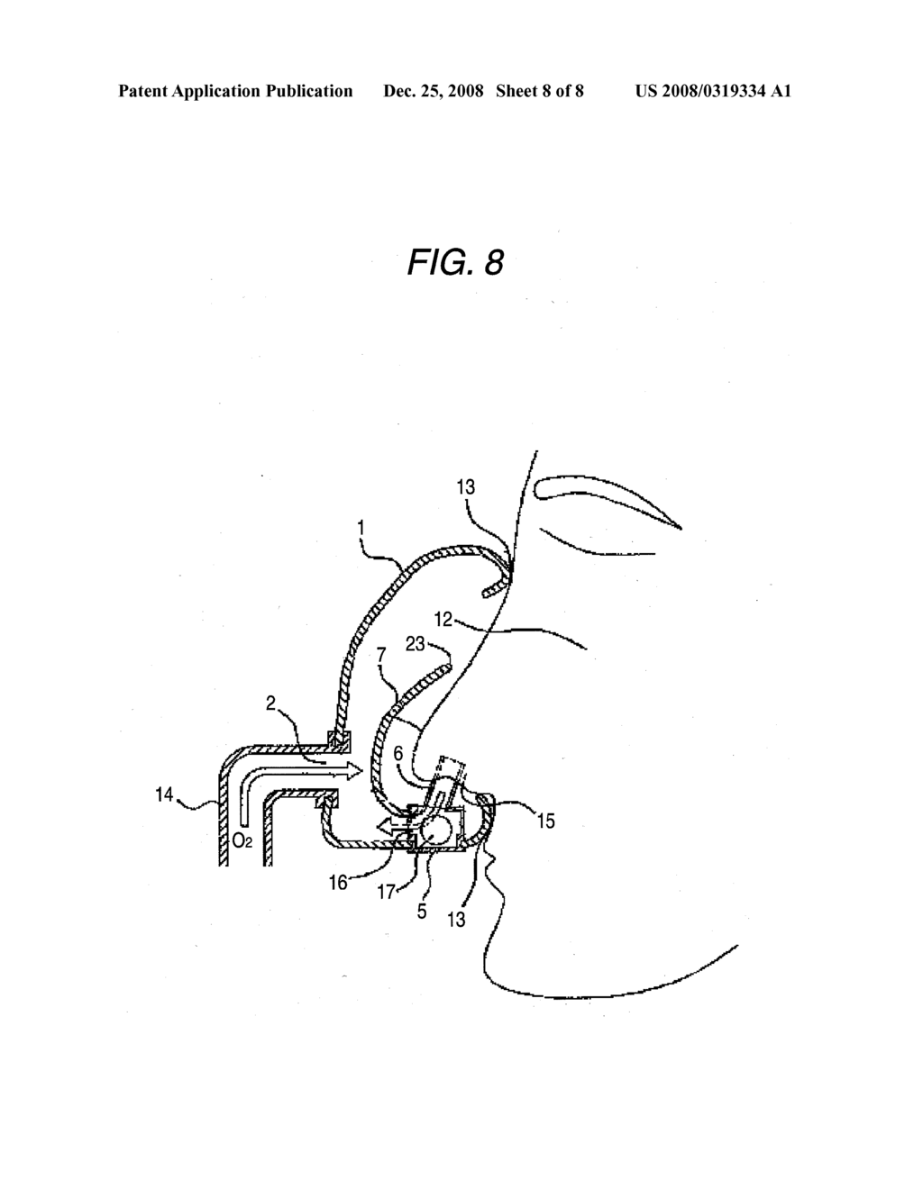 NASAL MASK FOR CARBON DIOXIDE GAS MEASUREMENT - diagram, schematic, and image 09