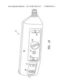 Biopsy device with selectable tissue receiving aperture orientation and site illumination diagram and image