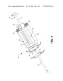 Vibratory syringe apparatus and in vivo delivery method
 diagram and image