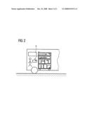 Method and device for transporting objects to distribution points diagram and image