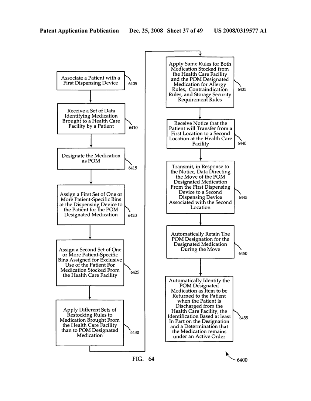 REMOVAL OR RETURN OF ITEMS ASSOCIATED WITH A PATIENT-SPECIFIC BIN SYSTEMS AND METHODS - diagram, schematic, and image 38