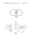 Method and System for Identifying Proximity Areas Between Several Digitally Simulated Geometrical Objects diagram and image