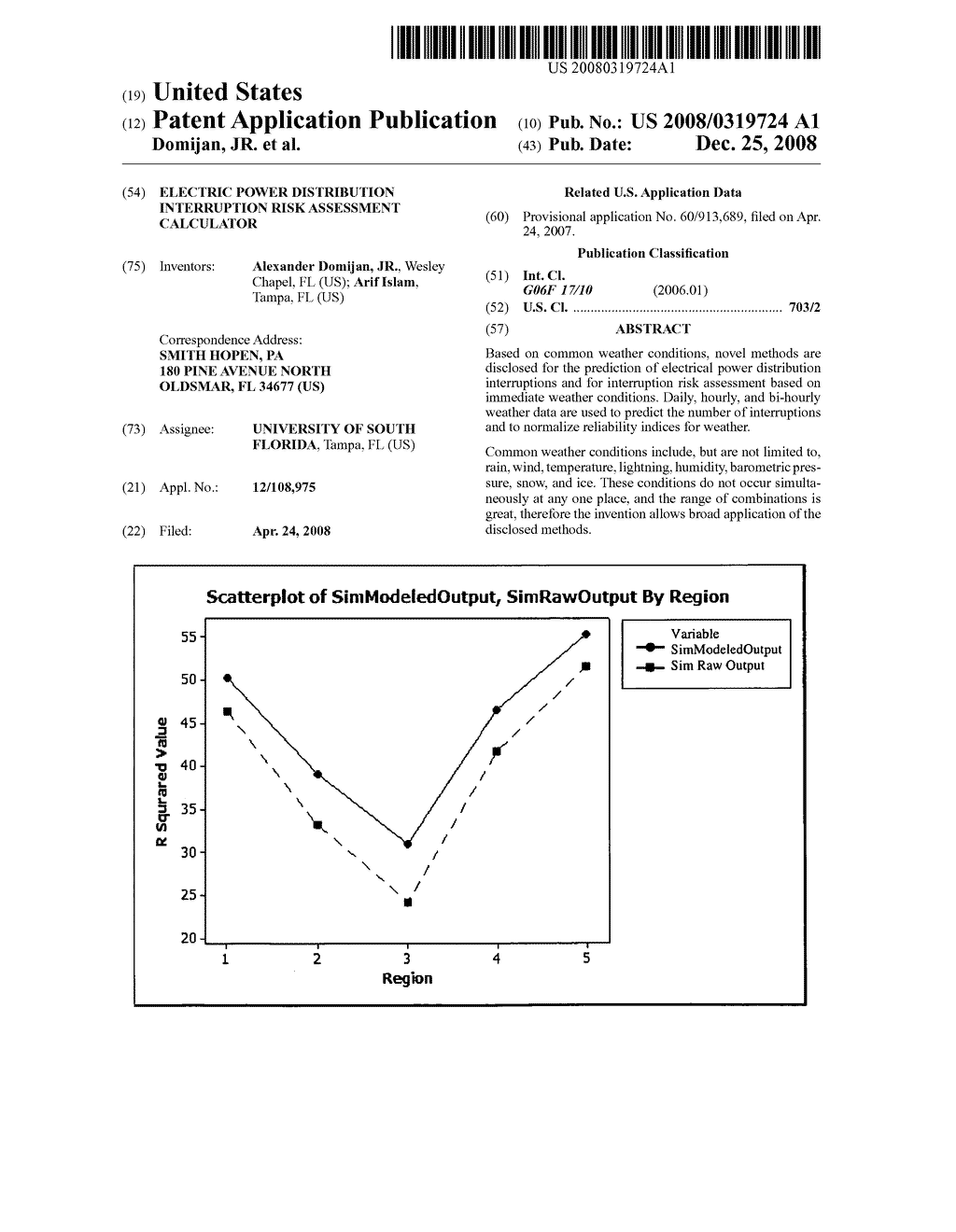 ELECTRIC POWER DISTRIBUTION INTERRUPTION RISK ASSESSMENT CALCULATOR - diagram, schematic, and image 01