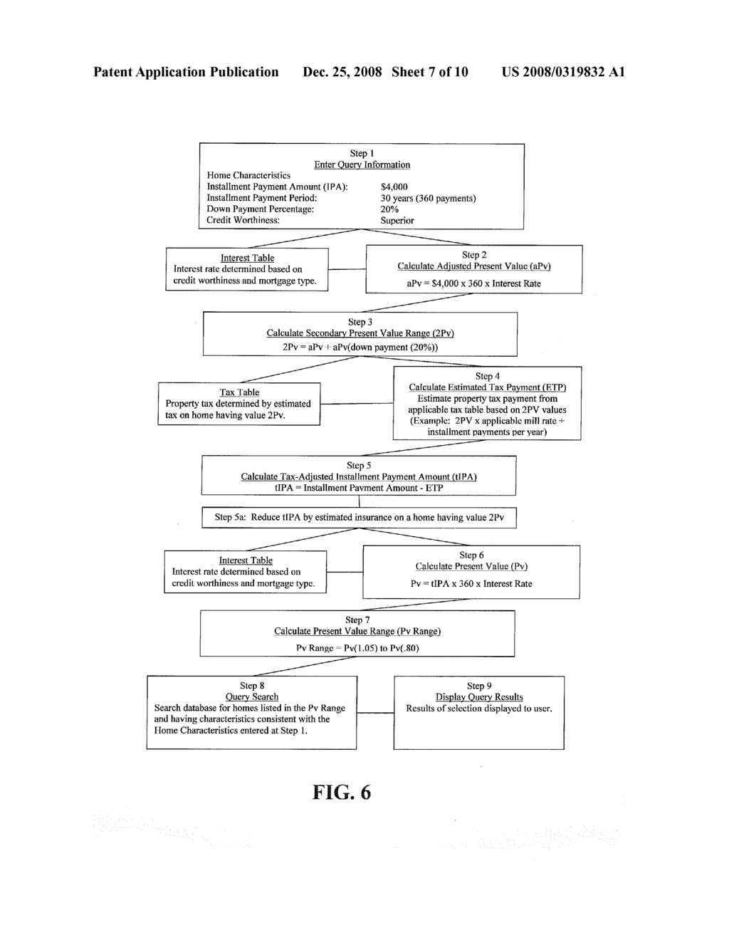 SEARCH METHODS AND SYSTEMS USING PERIODIC PAYMENT DATA TO IDENTIFY ITEMS BY LUMP SUM VALUE - diagram, schematic, and image 08