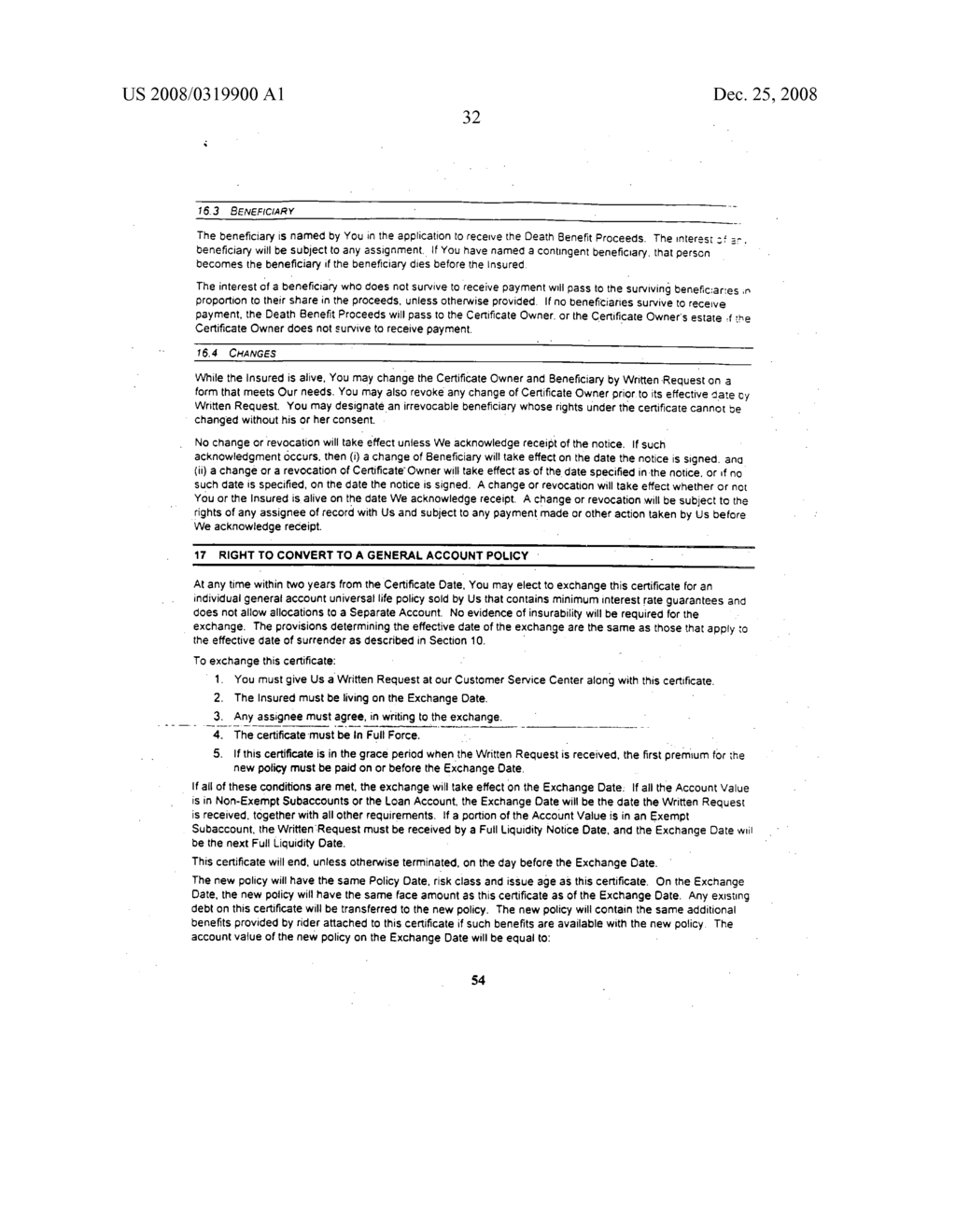 Life insurance products under a single approved form - diagram, schematic, and image 52