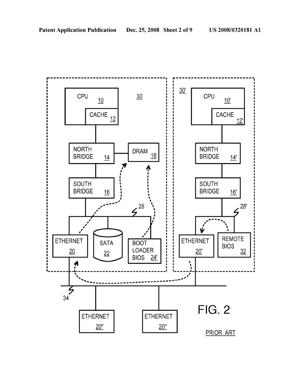 Hardware-Based Virtualization of BIOS, Disks, Network-Interfaces, & Consoles Using a Direct Interconnect Fabric - diagram, schematic, and image 03