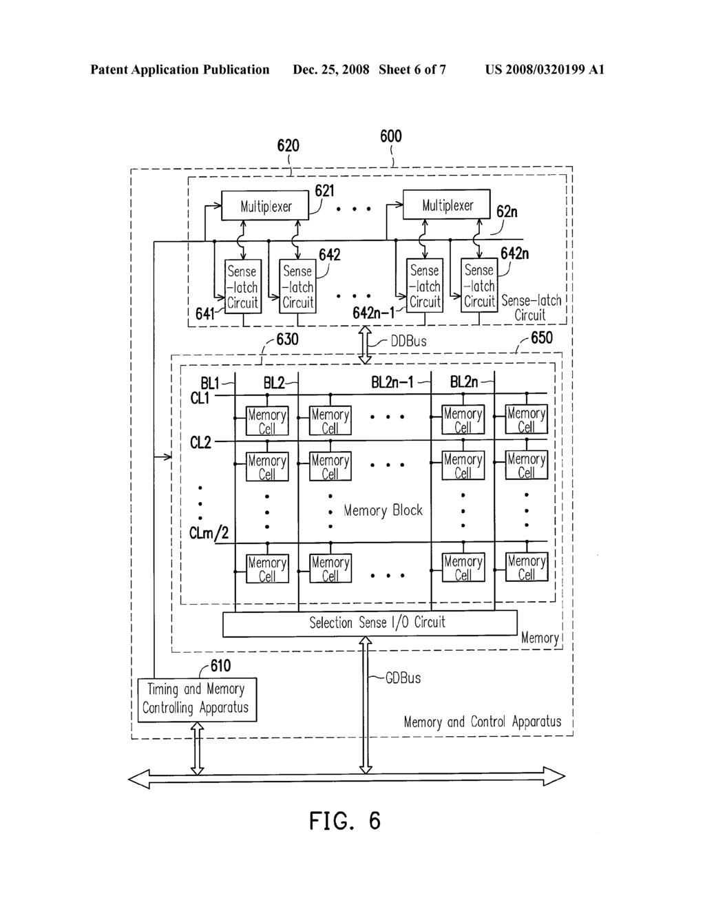 MEMORY AND CONTROL APPARATUS FOR DISPLAY DEVICE, AND MEMORY THEREFOR - diagram, schematic, and image 07