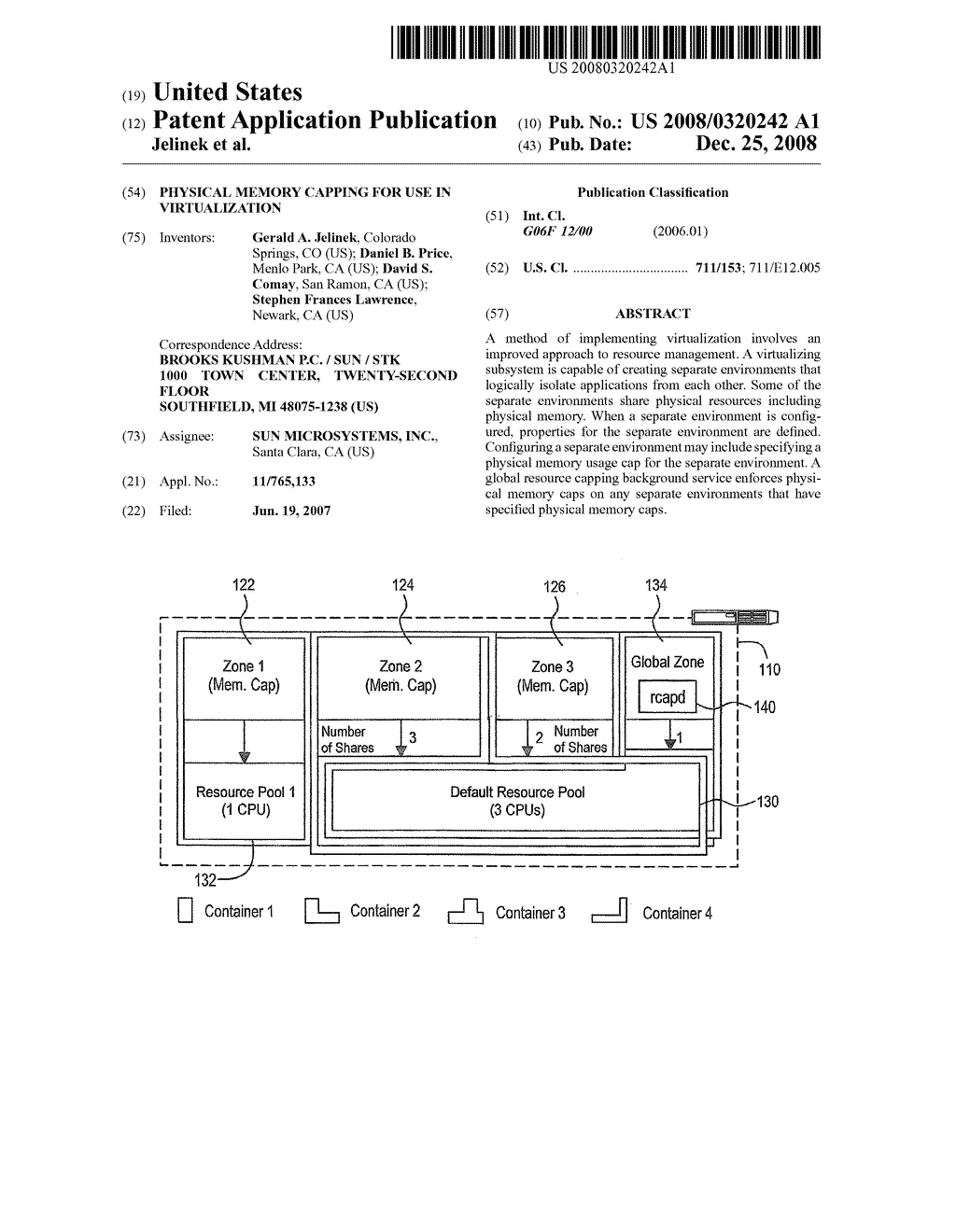 PHYSICAL MEMORY CAPPING FOR USE IN VIRTUALIZATION - diagram, schematic, and image 01