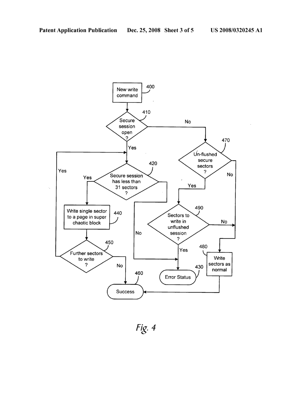 Method for writing data of an atomic transaction to a memory device - diagram, schematic, and image 04