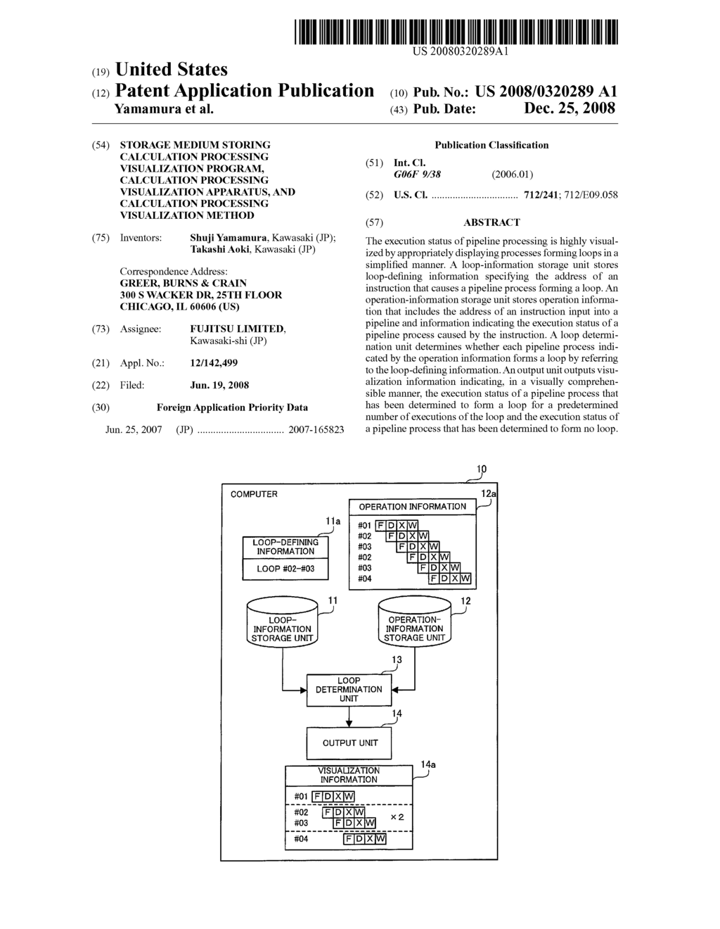 STORAGE MEDIUM STORING CALCULATION PROCESSING VISUALIZATION PROGRAM, CALCULATION PROCESSING VISUALIZATION APPARATUS, AND CALCULATION PROCESSING VISUALIZATION METHOD - diagram, schematic, and image 01