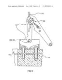 Apparatus and method for securing a roof assembly during a severe wind storm diagram and image