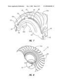 Torque converter having weld free blades diagram and image