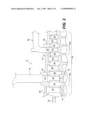 Stator assembly including bleed ports for turbine engine compressor diagram and image