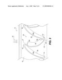 Stator assembly including bleed ports for turbine engine compressor diagram and image