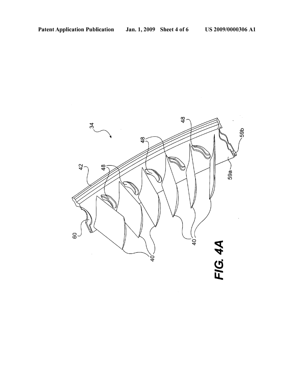 Stator assembly including bleed ports for turbine engine compressor - diagram, schematic, and image 05