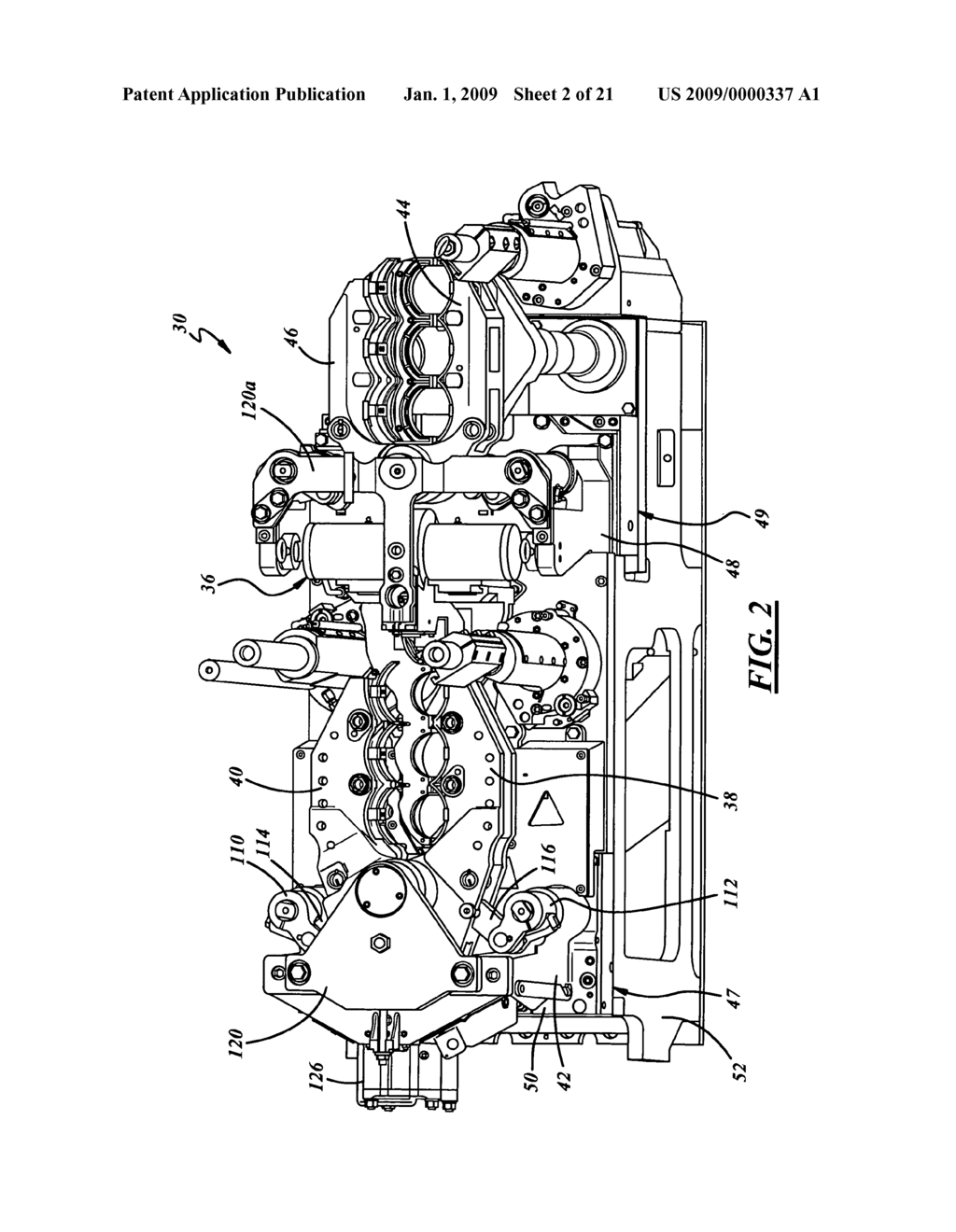 Apparatus for opening and closing molds in a glassware forming machine - diagram, schematic, and image 03