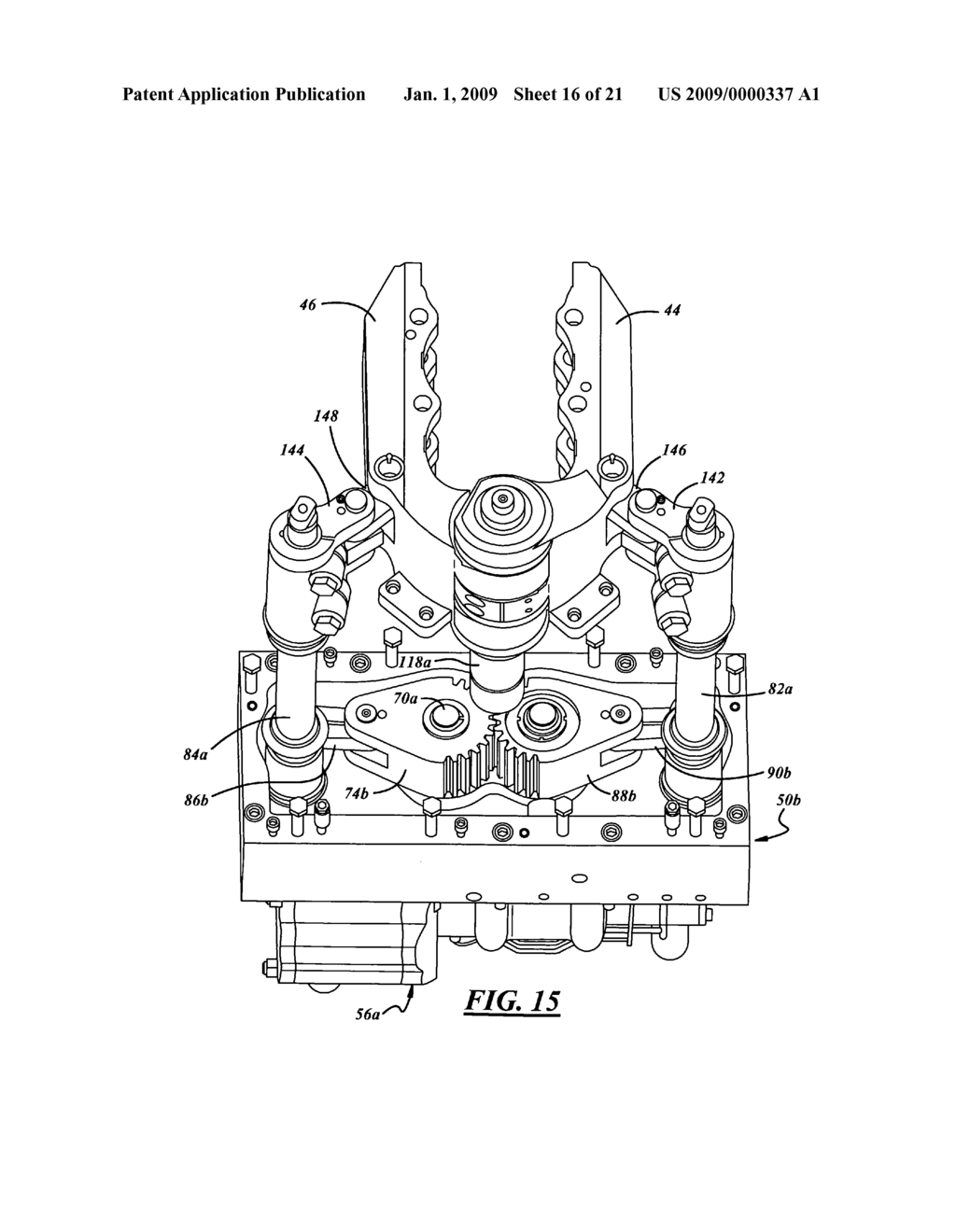 Apparatus for opening and closing molds in a glassware forming machine - diagram, schematic, and image 17