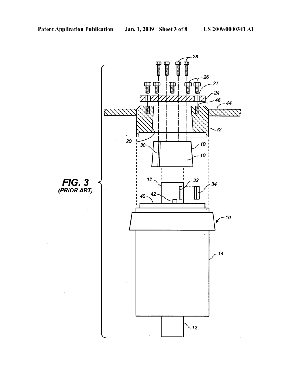 Cross-key rotational alignment locking device for VSI mineral breaker - diagram, schematic, and image 04