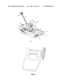 CRANK ROLLER PAPER CUTTING DEVICE diagram and image