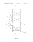 INDUSTRIAL UNIT COMPRISING A DEVICE FOR PROTECTING THE INTERNAL PARTS THEREOF diagram and image