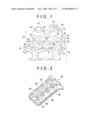 Camshaft Support Structure for Internal Combustion Engine diagram and image