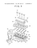 Camshaft Support Structure for Internal Combustion Engine diagram and image