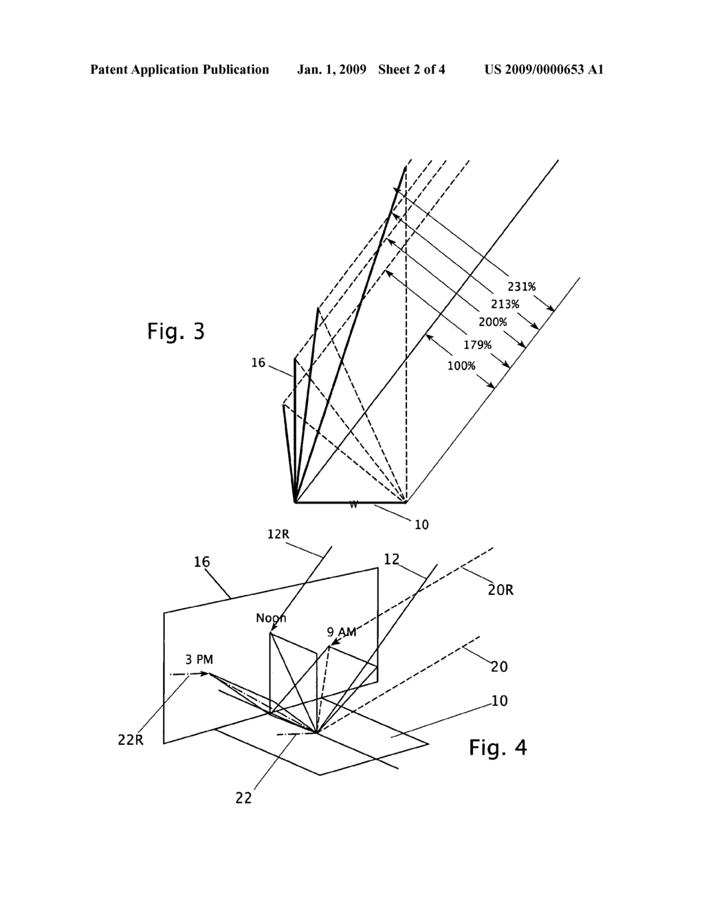 Solar power harvester with reflective border - diagram, schematic, and image 03