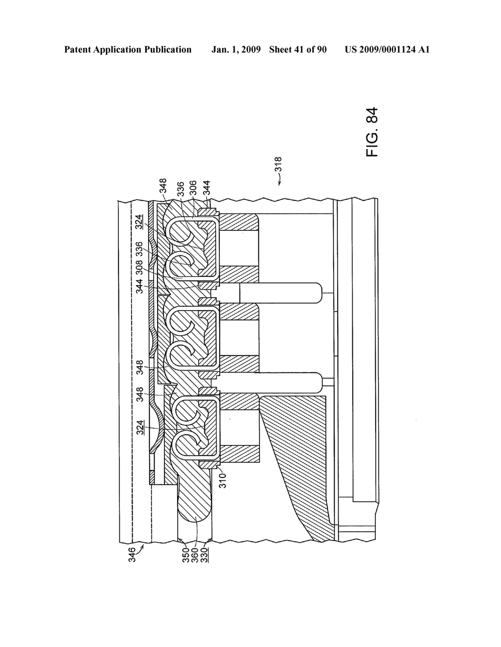 Staple cartridge cavity configurations - diagram, schematic, and image 42